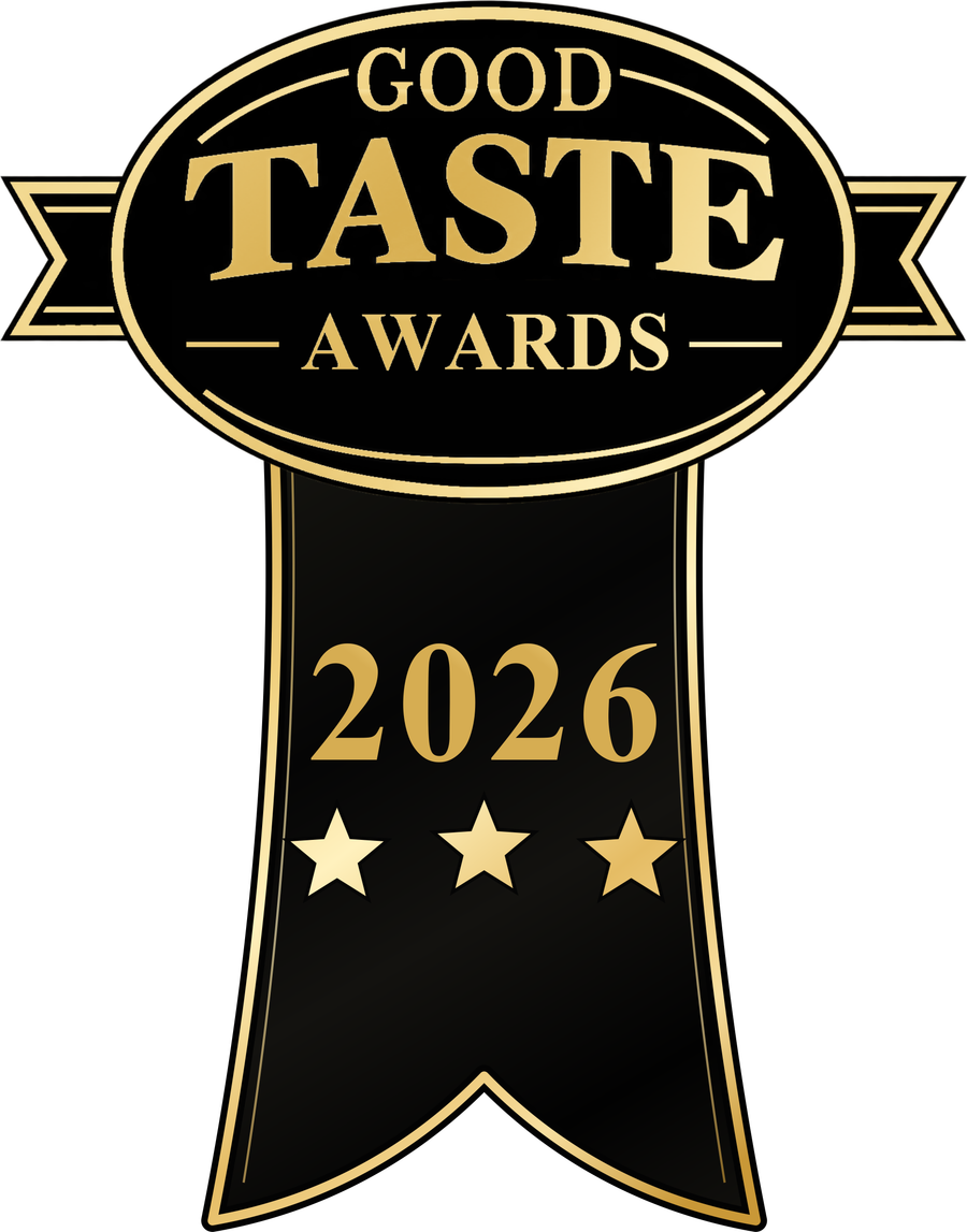 Complete 2026 Good Taste Awards Three Stars mark