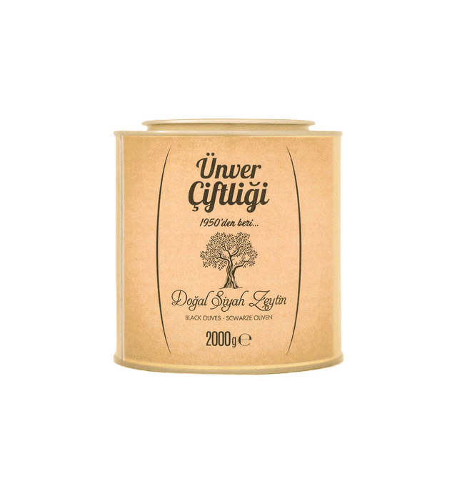 Ünver Black Olives in Brine