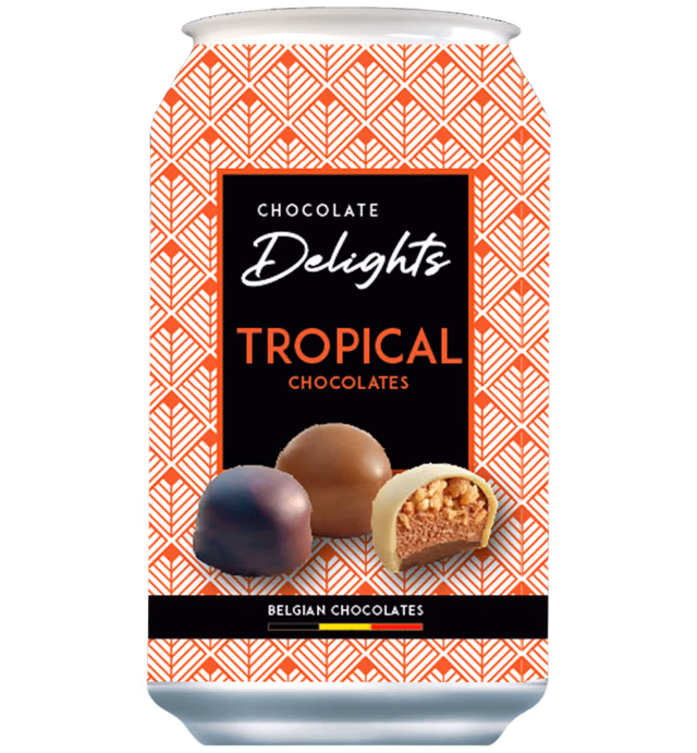 Delights Chocolates in a can - Tropical mix