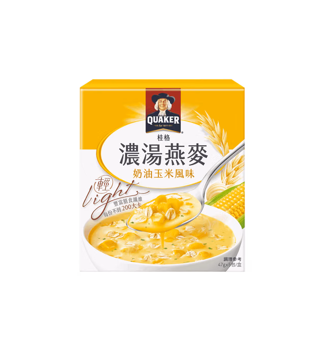 桂格濃湯燕麥-奶油玉米風味