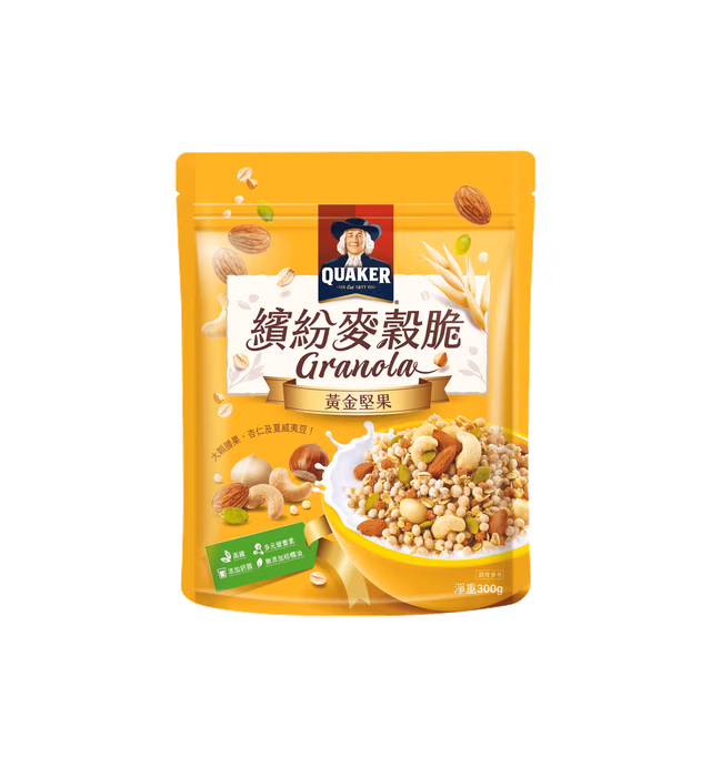 桂格繽紛麥穀脆-黃金堅果