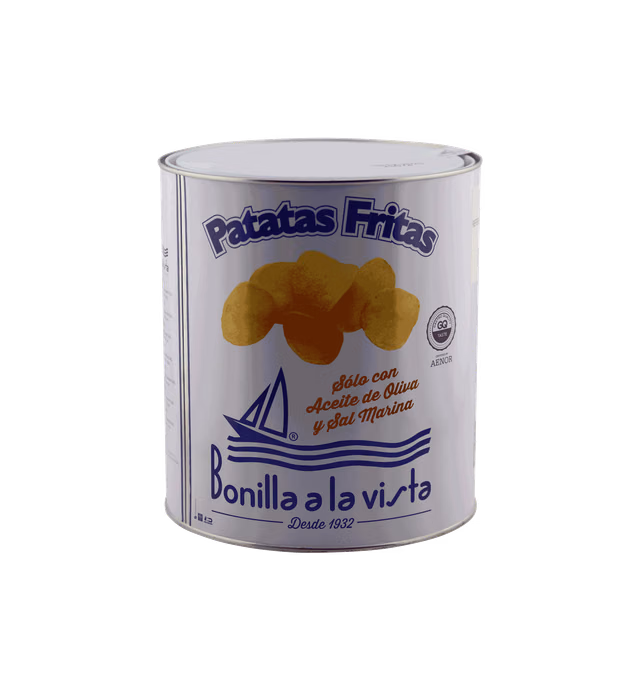 BONILLA A LA VISTA - PATATAS FRITAS CON ACEITE DE OLIVA Y SAL MARINA