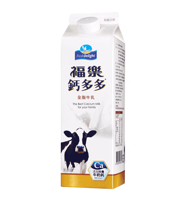 福樂鈣多多全脂牛乳
