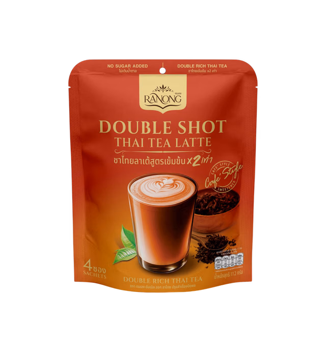DOUBLE SHOT THAI TEA LATTE