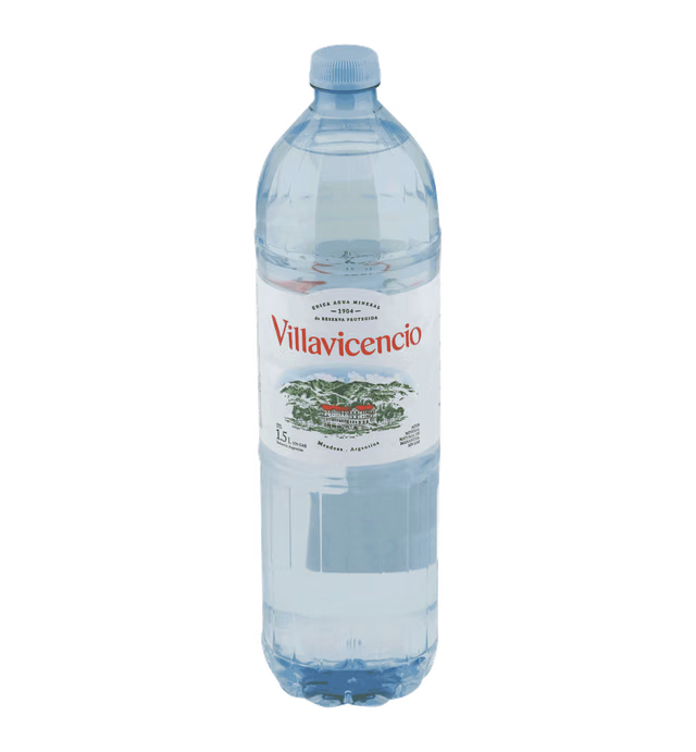 Agua Mineral Natural de Manantial Villavicencio sin gas