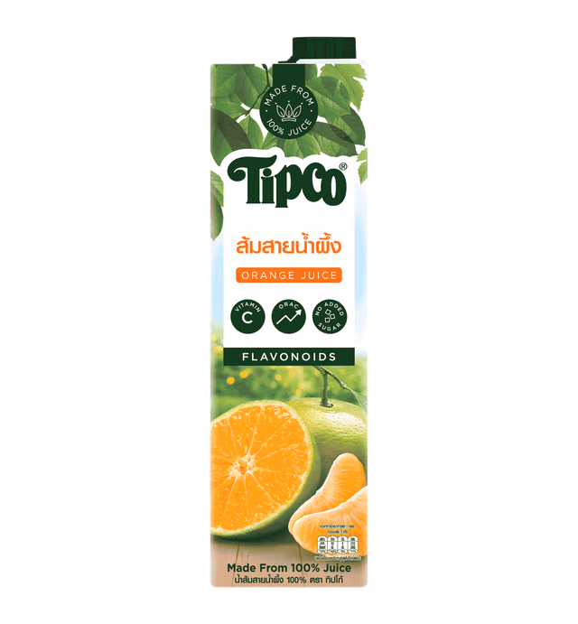 Tipco 100% Sai Num Phueng Orange Juice