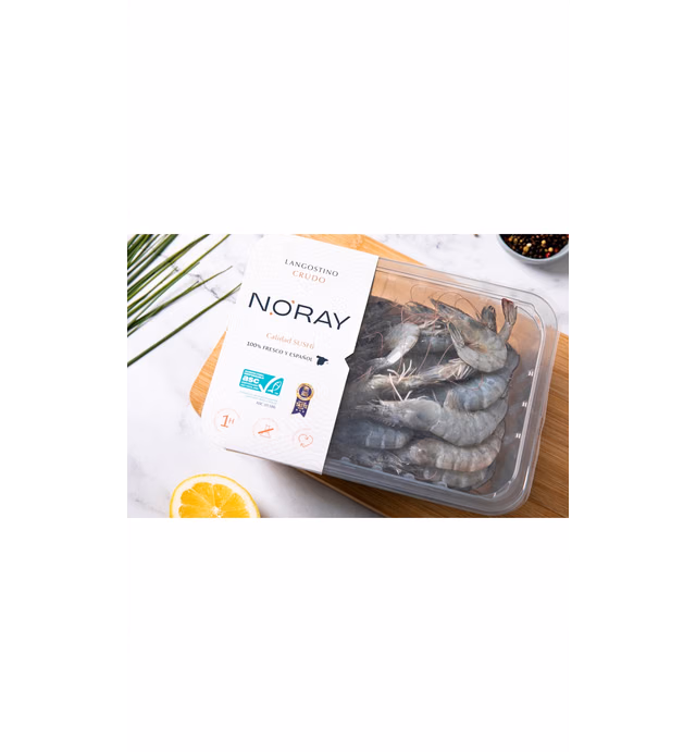Langostinos Noray crudo fresco