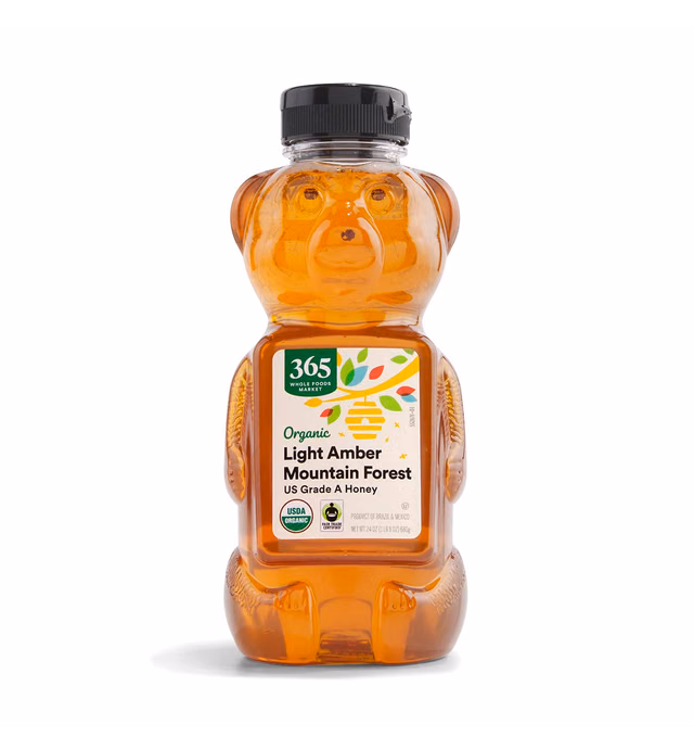 365 by Whole Foods Market, Organic Mountain Forest Lt Amber Honey, 24 Ounce