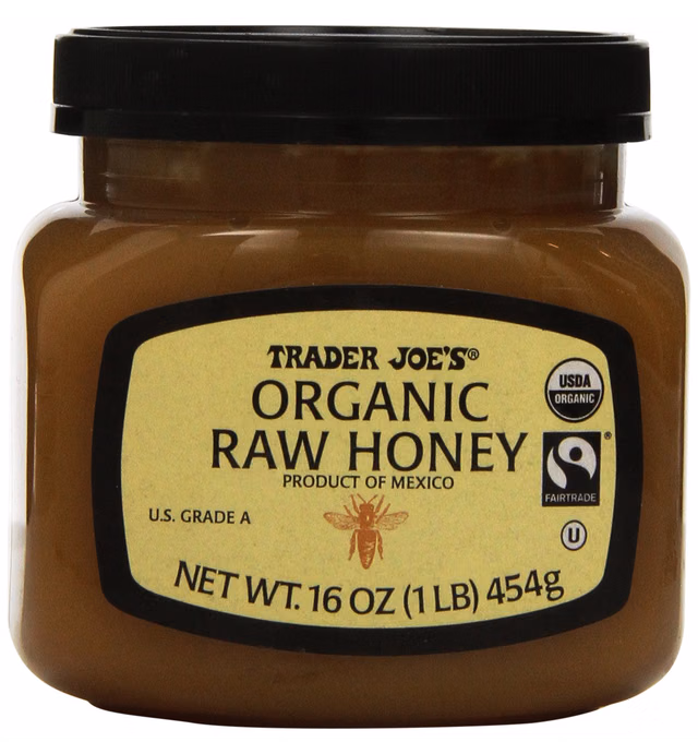 Trader Joe's Organic Raw Honey 16 Ounce