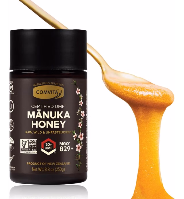 Comvita Manuka Honey (UMF 20+, MGO 829+) New Zealand’s #1 Manuka Brand | Highest Grade, Superfood for Gut & Immune Support | Raw, Wild, Non-GMO | 8.8 oz