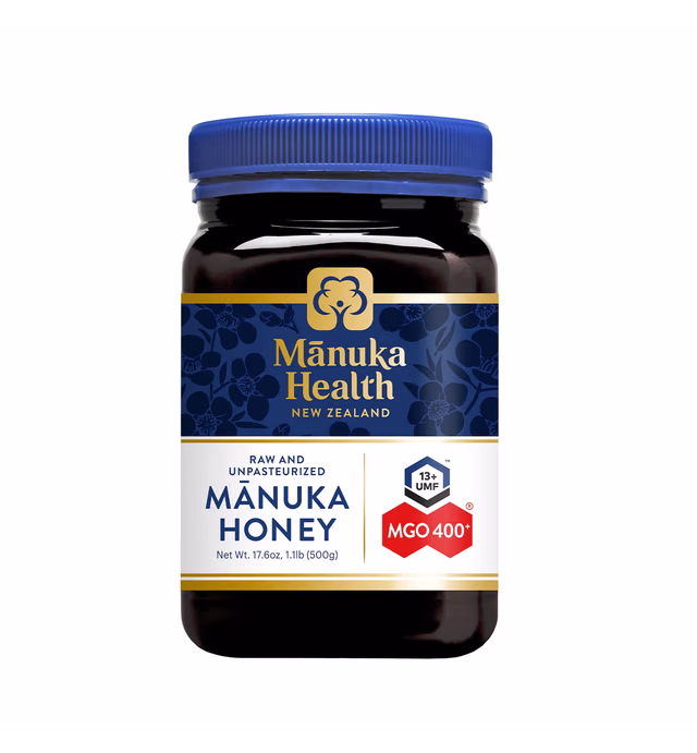 Manuka Health UMF 13+/MGO 400+ Manuka Honey (500g/17.6oz), Superfood, Authentic Raw Honey from New Zealand