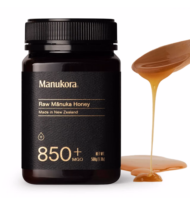 Manukora UMF 20+/MGO 850+ Raw Manuka Honey (500g/1.1lb) Authentic Non-GMO New Zealand Honey, UMF & MGO Certified, Traceable from Hive to Hand