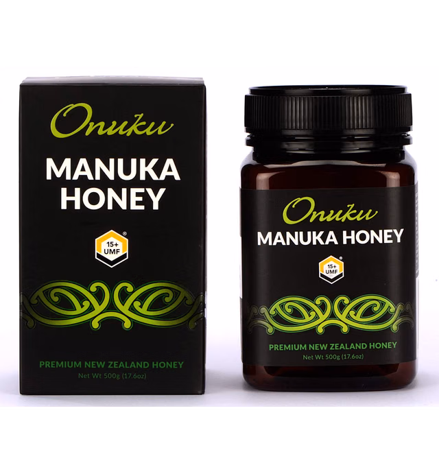Onuku Premium New Zealand UMF 15+/MGO 515+ (500G) Authentic Manuka Honey | 100% Pure Non GMO Certified Delicious Honey