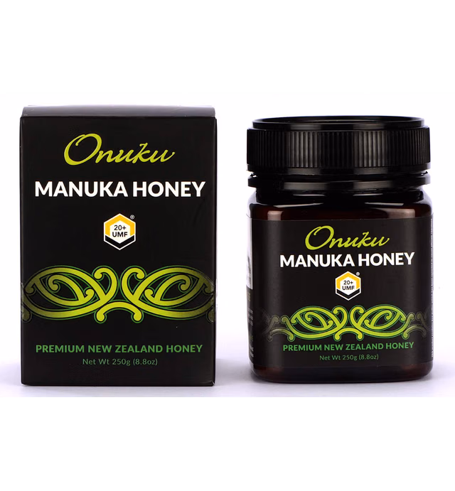 Onuku Premium New Zealand UMF 20+/MGO 830+ (250G) Authentic Manuka Honey | 100% Pure Mineral Rich Properties Non GMO Unpasteurized Certified Delicious Honey