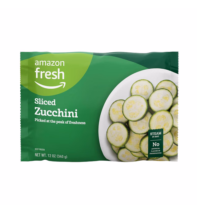 Amazon Fresh - Sliced Zucchini, 12 oz