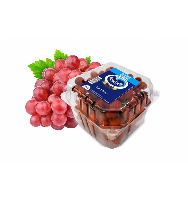 Red Seedless Grapes, 3 Lb