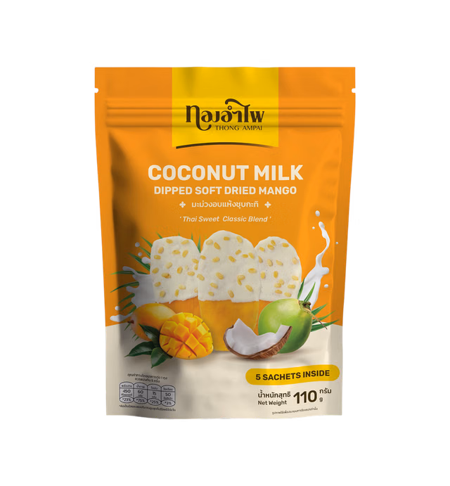 Coconut Milk Dipped Soft Dried Mango