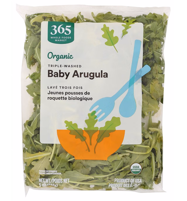 365 by Whole Foods Market, Organic Packaged Baby Arugula, 5 oz