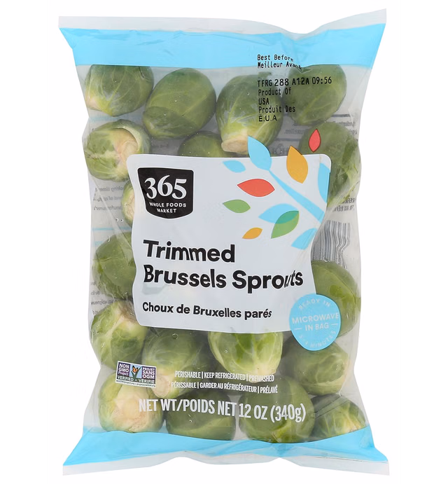 365 by Whole Foods Market, Trimmed Brussels Sprouts, 12 oz