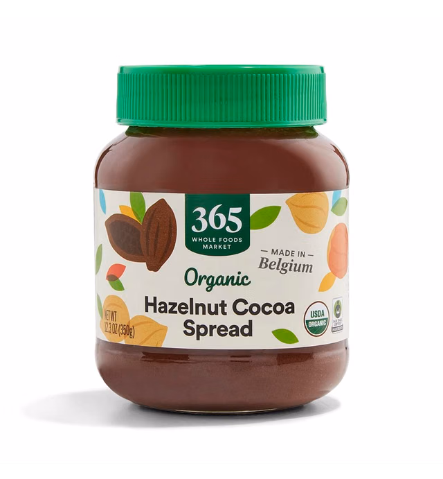 365 by Whole Foods Market, Organic Hazelnut Cocoa Spread, 12.3 Ounce