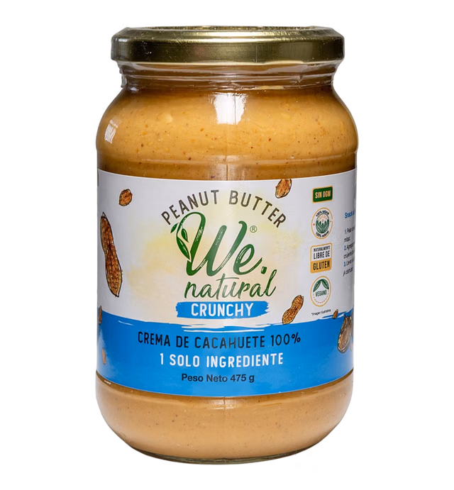 We Natural Crema de cacahuete Crunchy