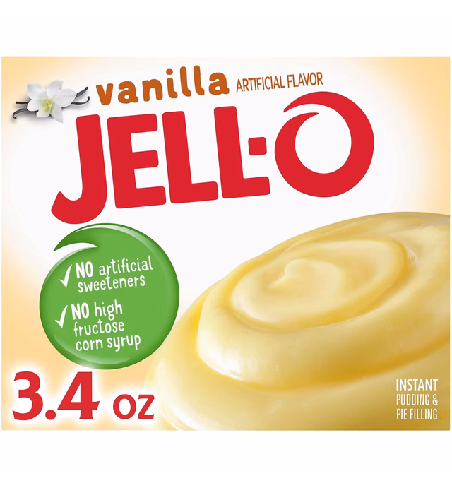 Jell-O Instant Pudding & Pie Filling, 3.4 Oz