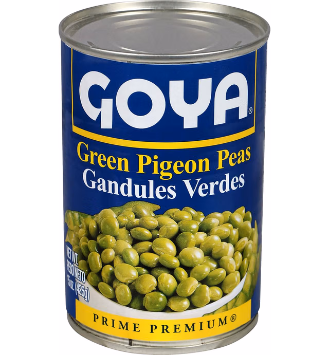 Goya Foods Green Pigeon Peas / Gandules Verdes 15 oz