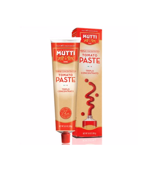 Mutti Triple Concentrated Italian Tomato Paste Tube 6.53 Ounce