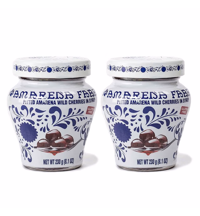 Fabbri Amarena Cherries In Syrup, 8.1 Ounce (Pack of 2)