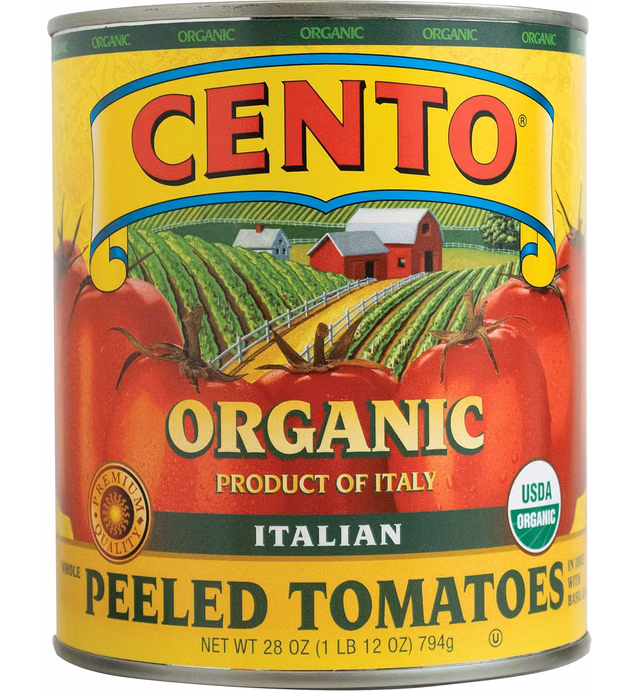 Cento Organic Italian Peeled Tomatoes 1.75 Pound(Pack of 6)
