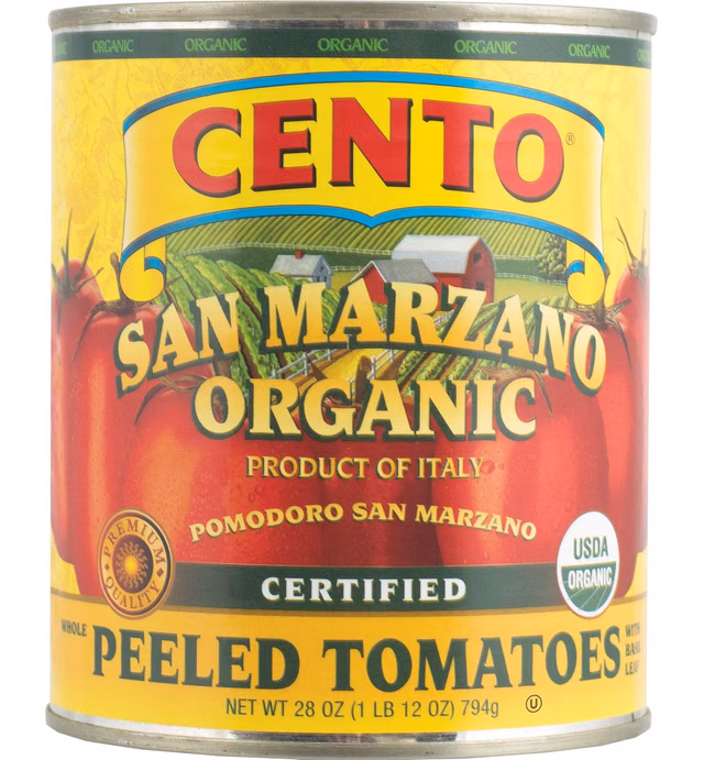 Cento San Marzano Organic Peeled Tomatoes (Pack of 6)