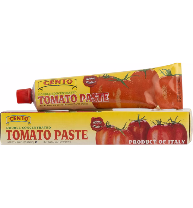 Cento Tomato Paste, 4.56-Ounce Tube (Pack of 12)