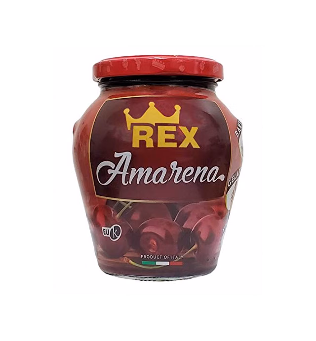 REX Italian Amarena Cherries in Syrup, 16.23 Ounce