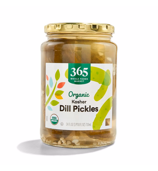 365 by Whole Foods Market, Organic Dill Pickles, 24 Fl Oz