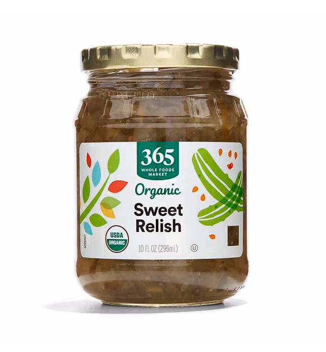 365 by Whole Foods Market, Organic Sweet Pickle Relish, 10 Fl Oz