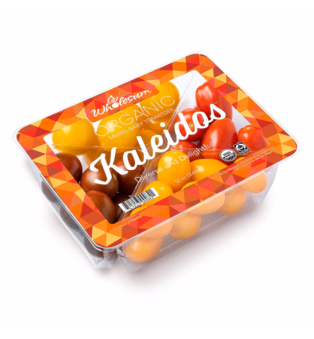 Wholesum Organic Medley Tomatoes, Sweet, Crisp and Juicy, Red, 12 Oz