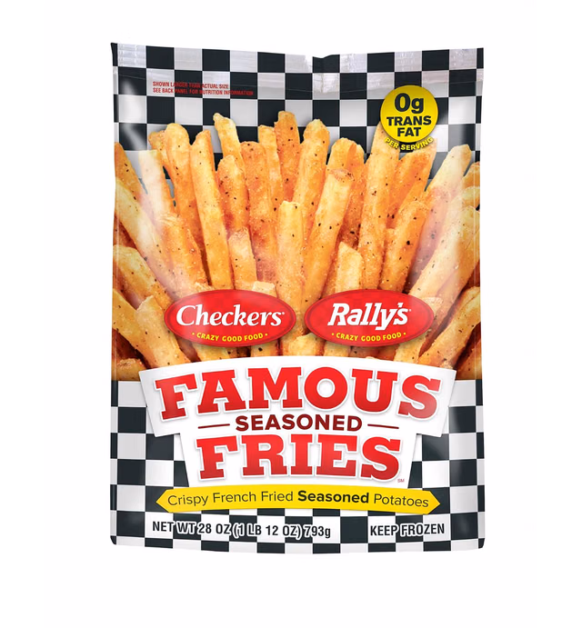 Checkers and Rally's Famous Seasoned Fries, 28 oz (Frozen)