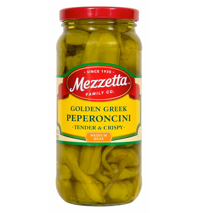Mezzetta Golden Greek Peperoncini, Whole, 16 Ounce