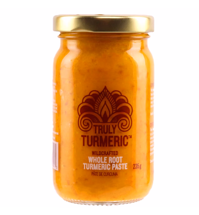 Truly Turmeric - Fresh Wildcrafted Whole Root Turmeric Paste, Non-GMO, Vegan and Keto Turmeric Spice for Cooking and Golden Milk - 8oz (235g) - Original