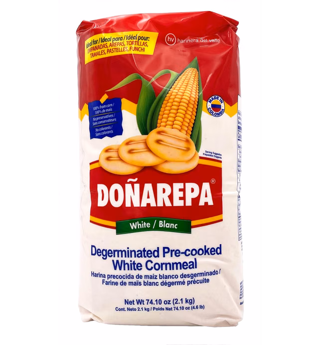 Donarepa Blanca Pre Cooked White Corn Meal, 74.10 Oz