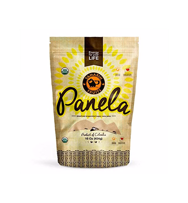 Panela - Unrefined Evaporated Sugar Cane, 1 pound (3 bags)