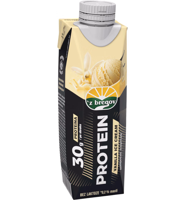 'z bregov, UHT Protein drink Vanilla Ice Cream 300ml (Prisma)