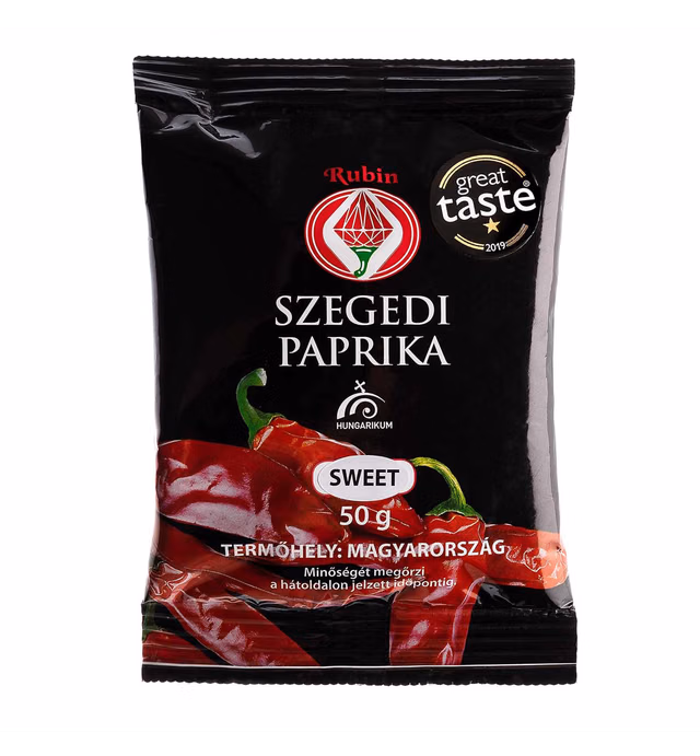 Rubin Artisan Hungarian Sweet Paprika Powder 100% pure from Szeged / Hungary