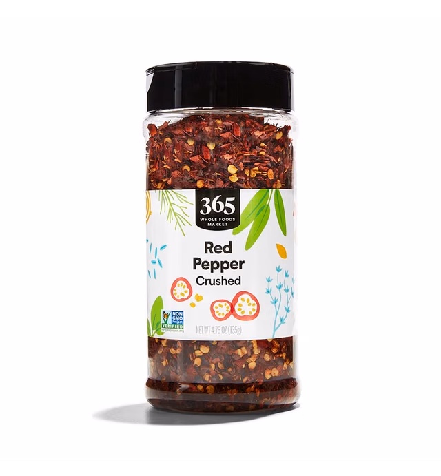 365 by Whole Foods Market, Crushed Red Chile Peppers, 4.76 Ounce