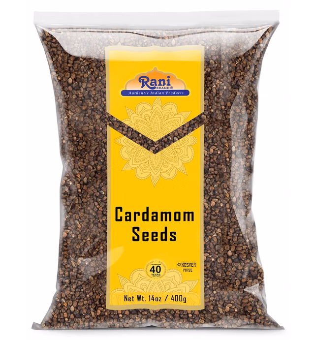 Rani Cardamom (Elachi) Decorticated Seeds Indian Spice 14oz (400g) ~ All Natural | Vegan | Gluten Friendly | NON-GMO | Indian Origin