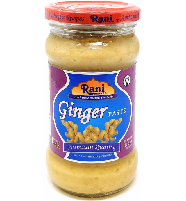 Rani Ginger Cooking Paste 10.5oz (300g) Glass Jar ~ Vegan | Gluten Free | NON-GMO | No Colors | Indian Origin