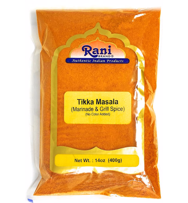 Rani Tikka Masala Indian 7-Spice Blend 14oz (400g) ~ All Natural | Salt-Free | Vegan | No Colors | Gluten Friendly | NON-GMO | Indian Origin
