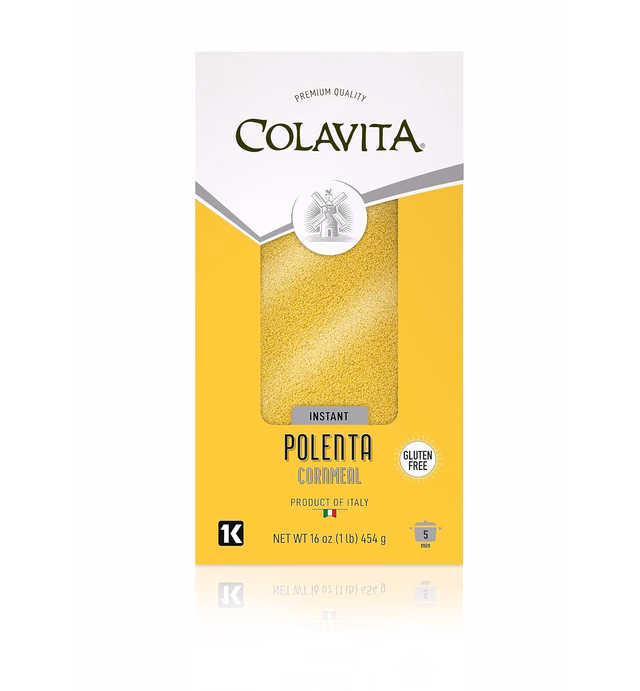 Colavita Instant Polenta Cornmeal, 16 Ounce (Pack of 6)