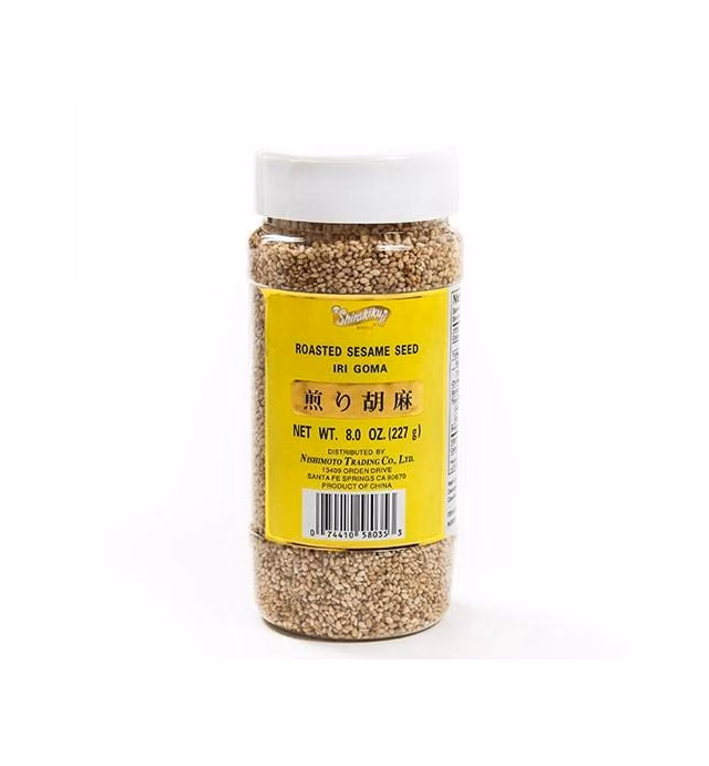 Shirakiku Roasted White Sesame Seeds (Iri Goma) 8oz (Pack of 1)