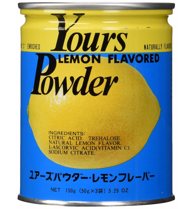 Yours (Japan) Lemon Flavored Powder, 5.2 oz.